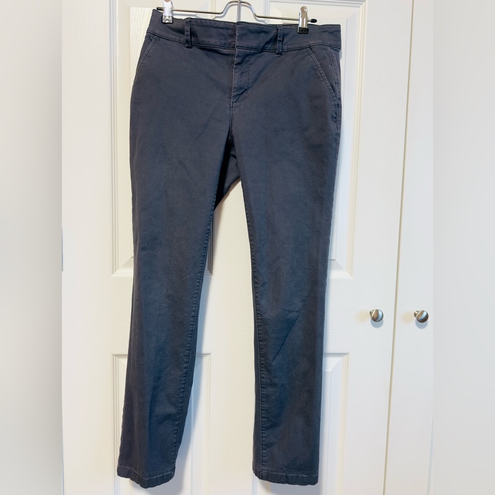 Women’s Ann Taylor LOFT Straight Gray Pants sz 8